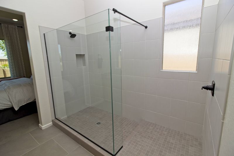Modern Shower with LED Lighting