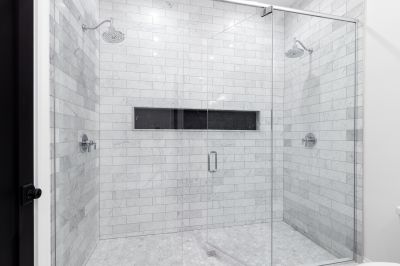 Luxury Shower with Glass Doors